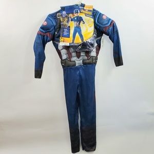Marvel Captain America Boys Halloween Costume Size